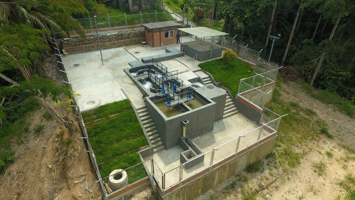 Planta de tratamiento de aguas residuales en Barrancabermeja